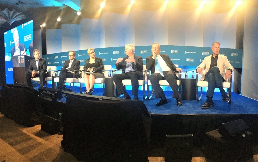 Milken Institute Global Conference Panel "Amber Waves of Greatness: Promoting Prosperity in Middle America" panelists.