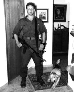 Danny Lewin in his IDF uniform in 1990.