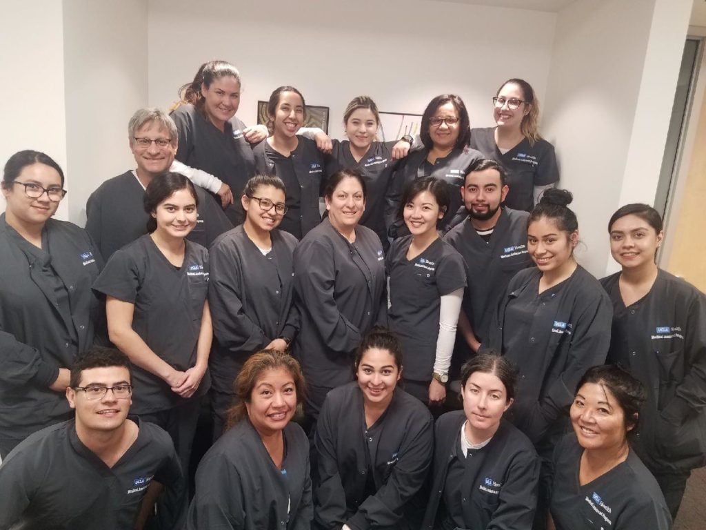 The 2019 cohort of UCLA Health's Medical Assistant Program.