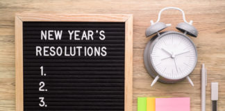 New Year's resolutions can make work a better place.