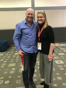 WorkingNation's Joan Lynch pictured with Trent Dilfer.