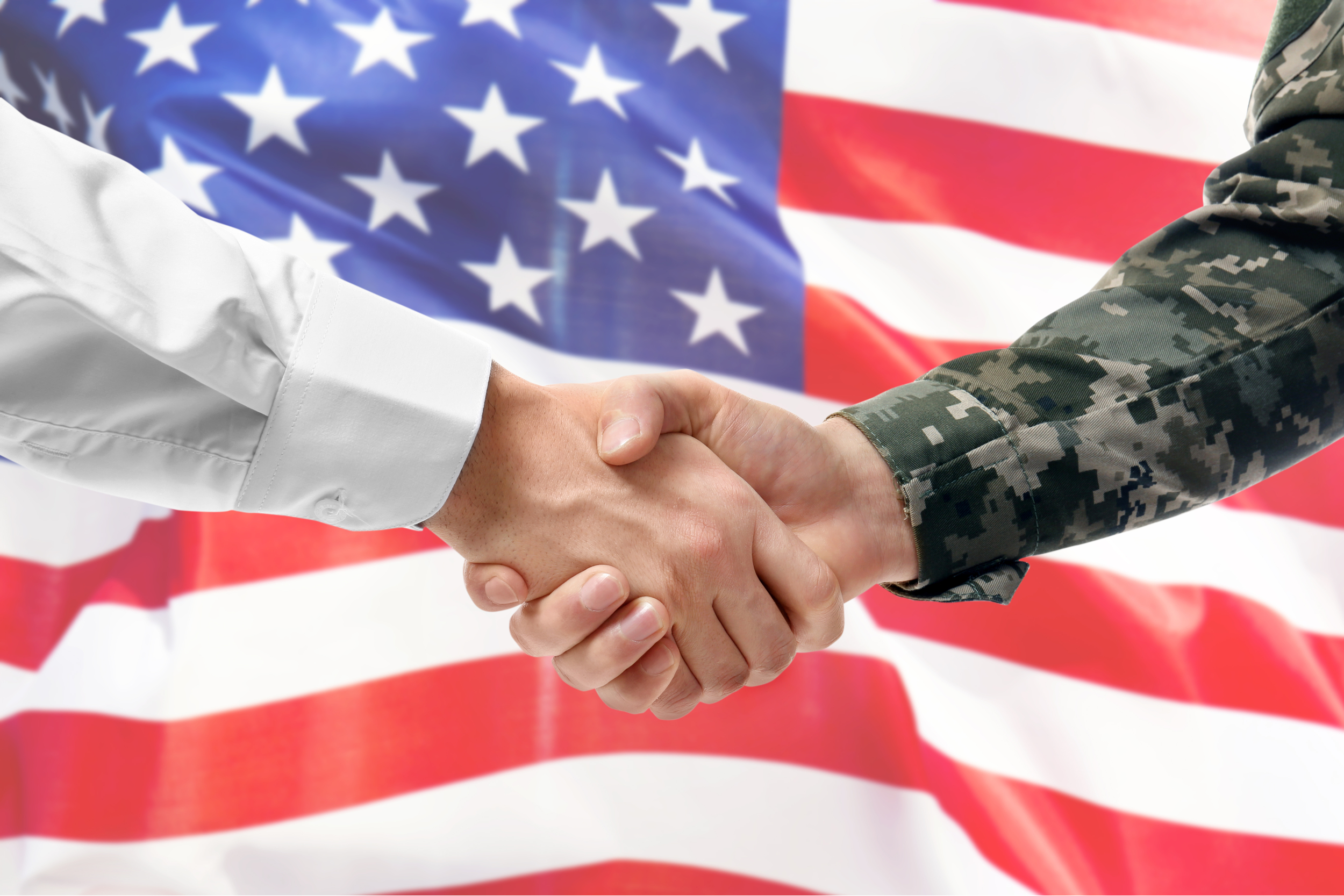 Image result for handshake, civilian, military