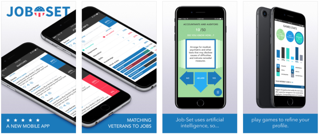 New free app helps veterans assess their job skills and matches them to potential employers