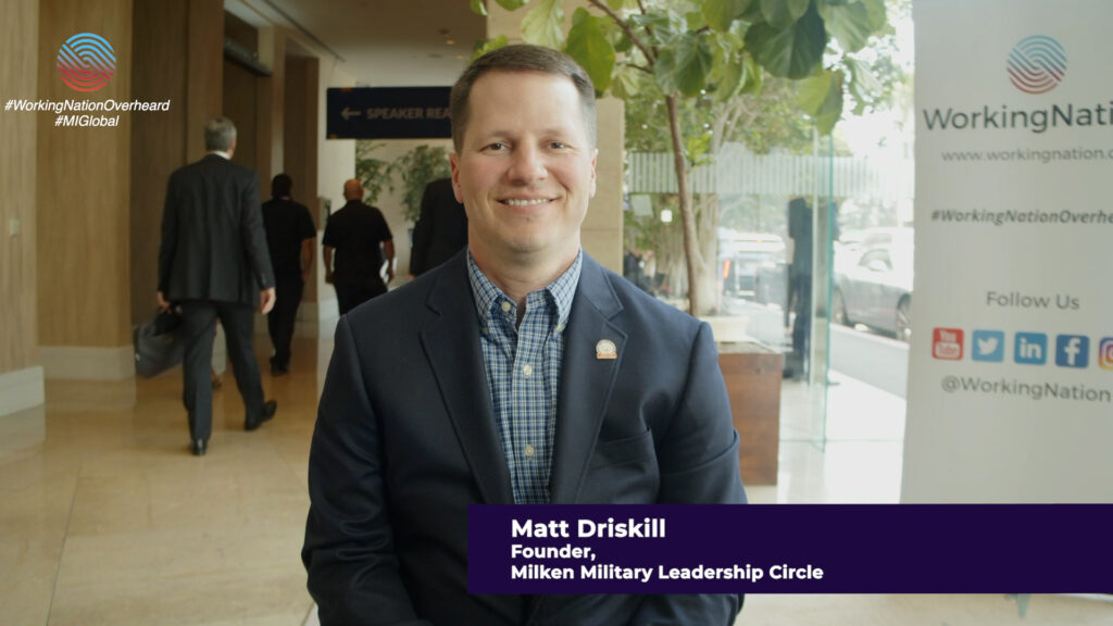 Matt Driskill on military and veteran voices