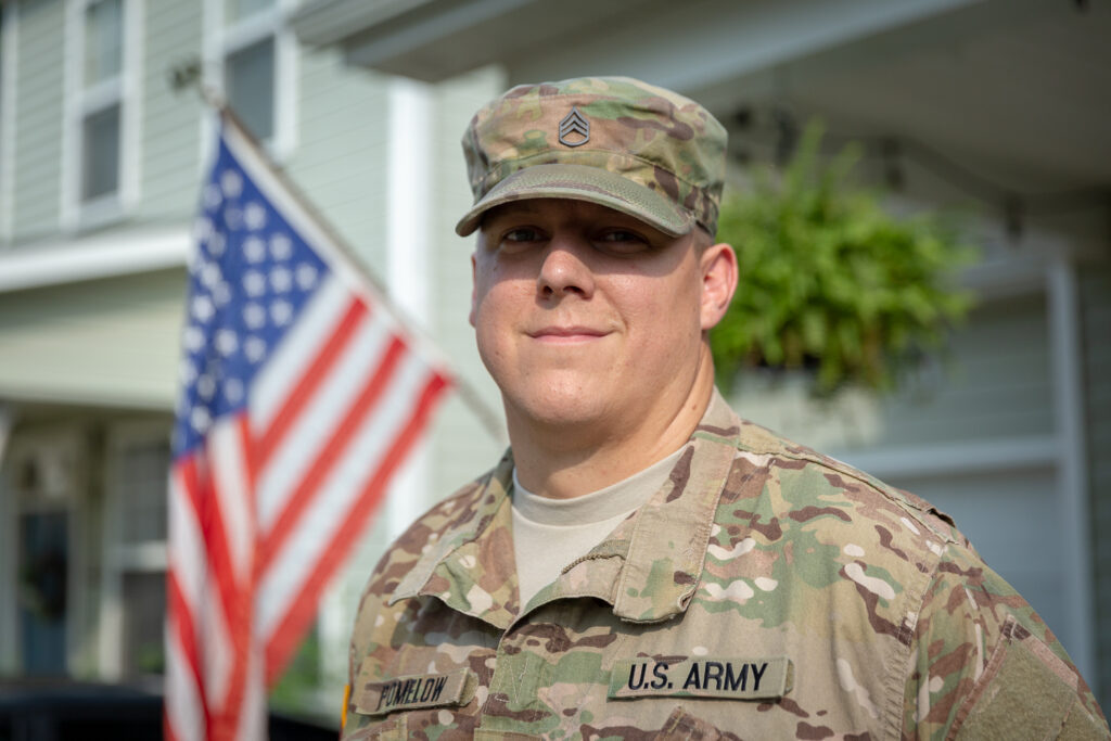 John Pomelow is an HBI student who trained at the program's location at Fort Bragg in North Carolina.