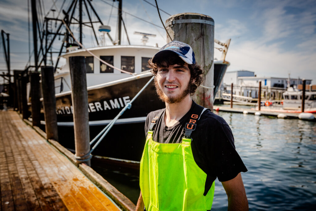 Kameron Rebello of New Bedford, Mass. is an apprentice in the Commercial Fisherman Apprenticeship Program.