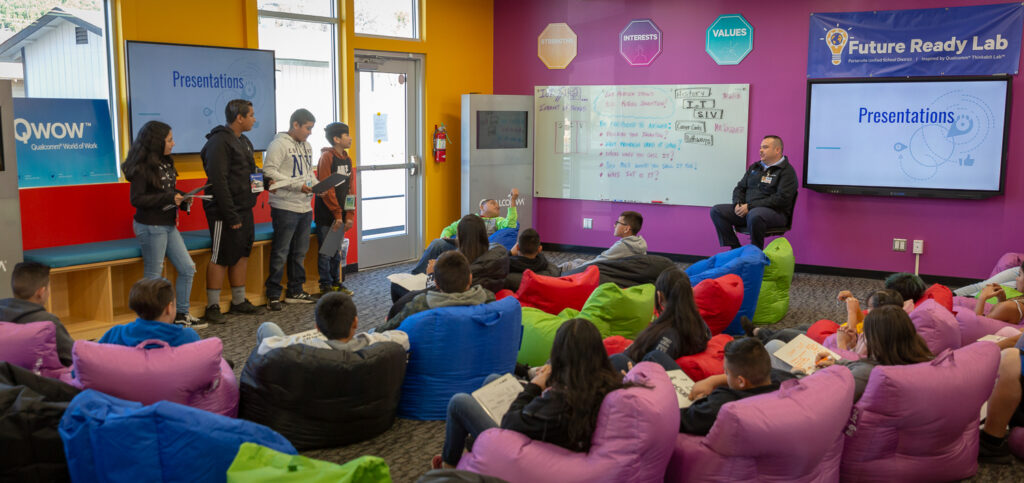 Students learn valuable soft skills like communication and teamwork in the Thinkabit Lab experience.